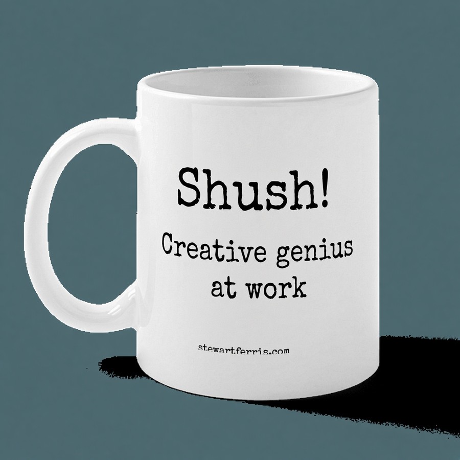 Shush! Creative genius at work